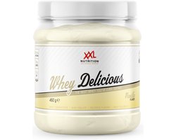 XXL Nutrition - Whey Delicious - Vanille - Wei Eiwitpoeder met BCAA & Glutamine, Proteïne poeder, Eiwit shake, Whey Protein - 450 gram