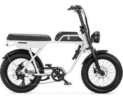 AGM GT250 - Fatbike - Wit - 250W - Elektrische Fatbike