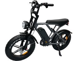 Anroc© Ouxi H9 Fatbike 3.0 Space Grey met Hydraulische remmen