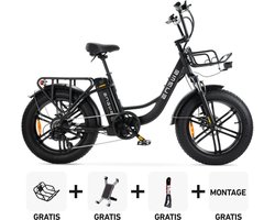 Combi-Deal! | ENGWE L20 - Zwart - 250W - Elektrische Fatbike