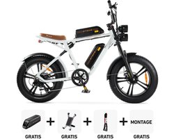 Combi-Deal! | ENGWE M20 - Dubbele Accu - Wit - 250W - Elektrische Fatbike