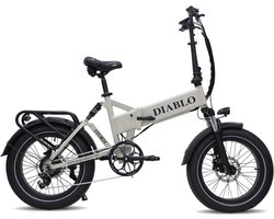 Diablo Storm - Fatbike - Grijs - 250W - Elektrische Fatbike