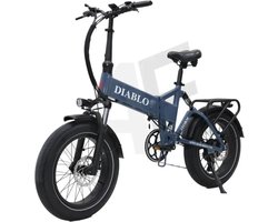 Diablo Storm Fatbike Vouwfiets met Hydraulische remmen - Donker Blauw