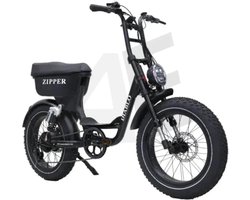 Diablo Zipper Fatbike 7SP Shimano Versnellingen en Achtervering - Mat zwart