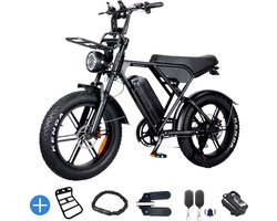 Ebikekopen.com H9 PRO - Hydraulisch - Fatbike - Nieuwste model - Incl. Slot - Alarmsysteem - Kettingbeschermer - Voetensteuntje -Straatlegaal - Ebike - Elektrische Fiets - Met Accessoires