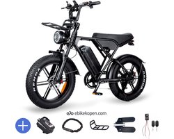 Ebikekopen.com H9 PRO - Hydraulisch - Nieuwste model - Incl. Slot - Alarmsysteem - Kettingbeschermer - Voetensteuntje -Straatlegaal - Ebike - Elektrische Fiets - Met Accessoires