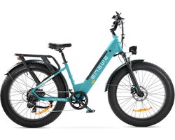 ENGWE E26 - Lage instap - Fatbike - Blauw - 250W - Elektrische Fatbike