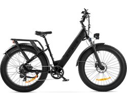 ENGWE E26 - Lage instap - Fatbike - Zwart - 250W - Elektrische Fatbike