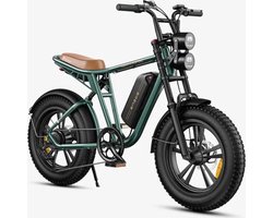 ENGWE M20 (13Ah) Elektrische Fatbike - Enkele Accu - 20 Inch - 250W Motor - 7 Versnellingen - 75 km Actieradius - Mechanische Schijfremmen - Groen