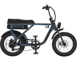 KNAAP AMS X - Fatbike - Blauw - 250W - Elektrische Fatbike