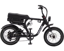 KNAAP RTD X - Fatbike - Zwart - 250W - Elektrische Fatbike