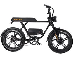 KOBRA V1.2 - Fatbike - Zwart - 250W - Elektrische Fatbike