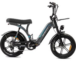 OUXI fatbike | Grijs | 250W | Elektrische fatbike | E-Bike met voorrek