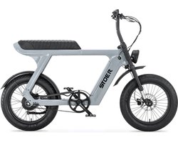 STOER Bikes Urban X - Fatbike - Grijs - 250W - Elektrische Fatbike