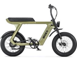 STOER Bikes Urban X - Fatbike - Groen - 250W - Elektrische Fatbike