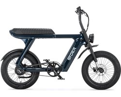 STOER Bikes Urban X - Fatbike - Navy Blauw - 250W - Elektrische Fatbike