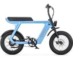 STOER Bikes Urban X - Fatbike - Sky Blauw - 250W - Elektrische Fatbike