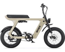 STOER Bikes Urban X - Fatbike - Taupe - 250W - Elektrische Fatbike