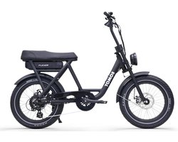 Tomos Flexer - Lage instap - Fatbike - Zwart - 250W - Elektrische Fatbike