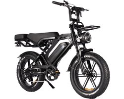 V20 PRO 3.0 - Fatbike - E Bike - 250W - 15Ah - Model 2024 - Met Voetsteuntjes - Alarm ingebouwd - Afneembaar voorrek