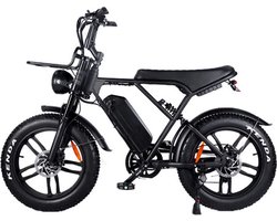 Vilolux® Fatbike electrisch - Fatbike H9 PRO - Voorrek - Legaal - Rijklaar - Niet opvoerbare fatbikes - 2 Jaar garantie - Telefoontasje - Hydraulische remmen - Alarm - Zwart