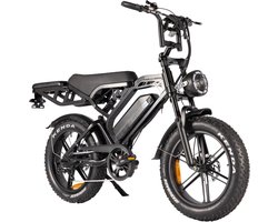 Vilolux® Fatbike electrisch - Fatbike V20 PRO - Achterzit - Legaal - Rijklaar - Niet opvoerbare fatbikes - 2 Jaar garantie - Telefoontasje - Hydraulische remmen - Alarm - Zwart