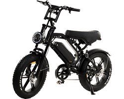 Vilolux® Fatbike electrisch - Fatbike V20 PRO - Legaal - Rijklaar - Niet opvoerbare fatbikes - 2 Jaar garantie - Telefoontasje - Hydraulische remmen - Alarm - Zwart