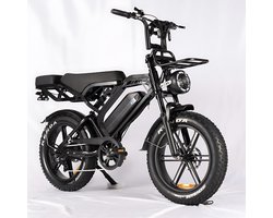 Vilolux® Fatbike electrisch - Fatbike V20 PRO MAX - Achterzit - Voorrek - Legaal - Rijklaar - Niet opvoerbare fatbikes - 2 Jaar garantie - Telefoontasje - Hydraulische remmen - Alarm - Zwart