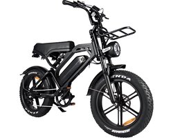 Vilolux® Fatbike electrisch - Fatbike V20 PRO - Voorrek - Legaal - Rijklaar - Niet opvoerbare fatbikes - 2 Jaar garantie - Telefoontasje - Hydraulische remmen - Alarm - Zwart