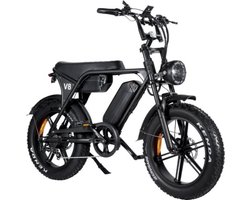 Vilolux® Fatbike electrisch - Fatbike V8 dubbele accu - PRO - Legaal - Rijklaar - Niet opvoerbare fatbikes - 2 Jaar garantie - Hydraulische remmen - Alarm - Zwart