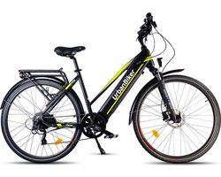 Urbanbiker Viena | Elektrische Hybride Fiets | 200KM Actieradius | Geel | 28"