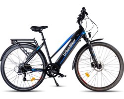 Urbanbiker Viena | Elektrische Hybride Fiets | 200KM | Blauw | 28''