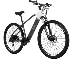 Totem Fiets (elektrisch) TOTEM E-MTB Hardtail 29” Youin EV-S achtermotor 50NM / 14Ah staal grijs-wit - 48 cm