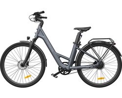 ADO | Air 28 pro | allround elektrische stadsfiets grijs | Samsung batterij | Carbon Riem | Bafang motor | Hydraulische schijfremmen