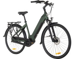 Adore Fiets (elektrisch) ADORE E-Citybike 28" aluminium stadsfiets CX-280 middenmotor 60NM / 15Ah British Green mat - 48 cm