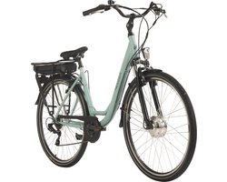 Adore Fiets (elektrisch) E-stadsfiets dames Hollandia Lido 28'' e-bike 7 versnellingen groen - 49 cm