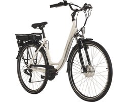 Adore Fiets (elektrisch) E-stadsfiets dames Hollandia Lido 28'' e-bike 7 versnellingen wit - 49 cm