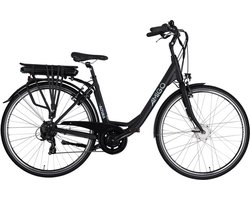 AMIGO E-Altura D1 Elektrische Fiets - E-bike 28 Inch - 49 cm - 7 Versnellingen - V-Brake - 468Wh Accu - Matzwart