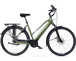 Amslod Dalton E-MV Elektrische Fiets - City Elite collectie - Maat M (53cm) - Racing Green - 360Wh accu