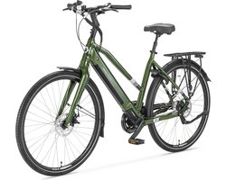 Amslod Dalton E-MV FF Black Edition Elektrische Fiets - City Elite collectie - Maat M (53cm) - Racing Green - 360Wh accu