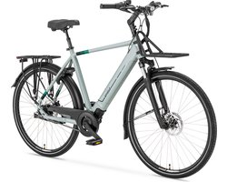 Amslod Denton E-LV Elektrische Fiets - Maat L (56cm) - Arden Green - 360Wh accu + Voordrager (rekje)