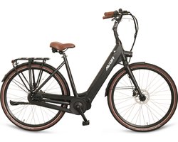 Avon N7 Elektrische Damesfiets 28 Inch Middenmotor Bafang M300 Mat Zwart Gratis Rijklaar Bezorgd