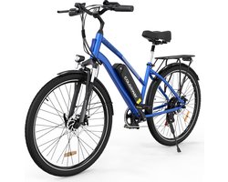 COLORWAY BK27 Elektrische Fiets - 28 Inch - 250W- 36V 15Ah - Blauw