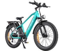 ENGWE E26 Elektrische fiets, 48V 16AH accu 250W motor Mountainbike Shimano 7-versnellingen 140 km max. bereik—blauw