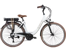 Epona Eluxo Elektrische Fiets met Middenmotor - E-bike 49 cm - 9 Versnellingen - Wit