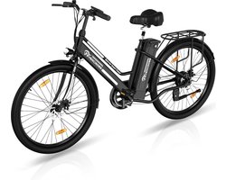 Evercross Elektrische Fiets EK8S - 26 Inch City Commuter EBike met Afneembare 36V 12Ah Lithium Batterij - E-Bike met 250W Motor - Damesfiets - IP54 Waterdicht