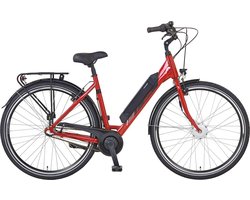 Geniesser, dames E-bike, City, 28", Nexus 3, 11.6 Ah, rood