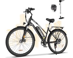 Hitway BK27 Elektrische Fiets - 28 Inch - 36V 12Ah - Zwart