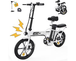 Hitway BK5 Elektrische Fiets - Opvouwbaar E-Bike - 250W- 8,4Ah - Wit