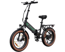 HITWAY Elektrische Fiets | 7 versnellingen | 48V10.4Ah | 25 km/h | zwart